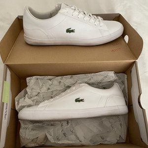 White Lacoste Shoes